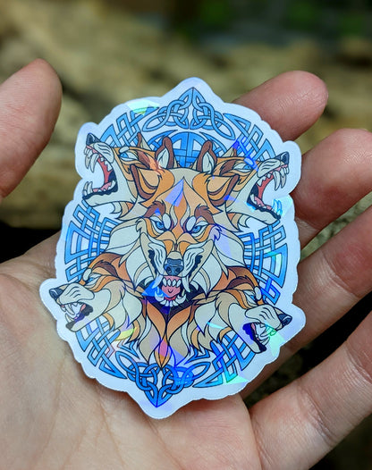 Nordic Wolves Vinyl Sticker
