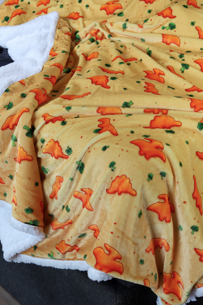 Dino Nugget Fleece Blanket