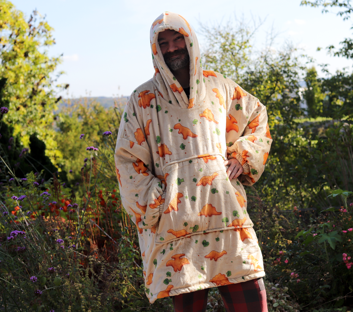 Blanket Hoodie - Dino Nuggets
