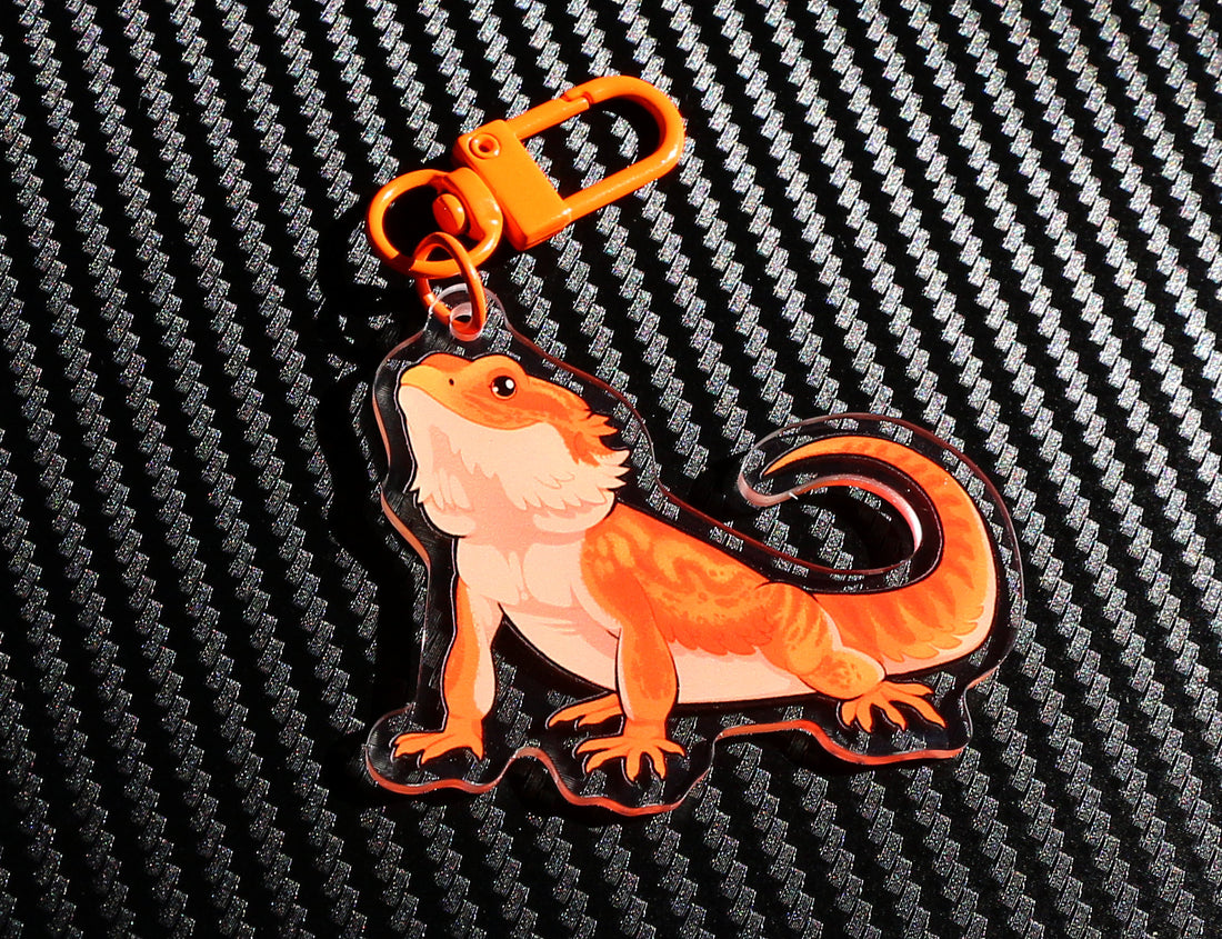 Bearded Dragon Acrylic Keychain
