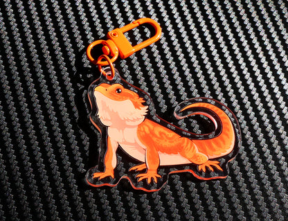 Bearded Dragon Acrylic Keychain