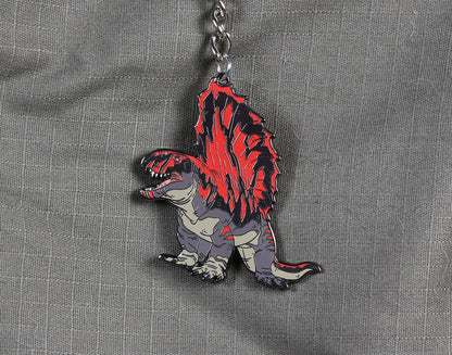 Dimetrodon Enamel Keychain
