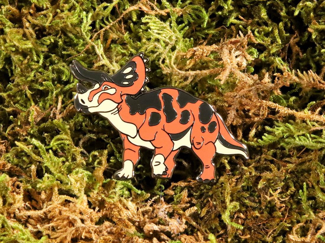 Triceratops Pin
