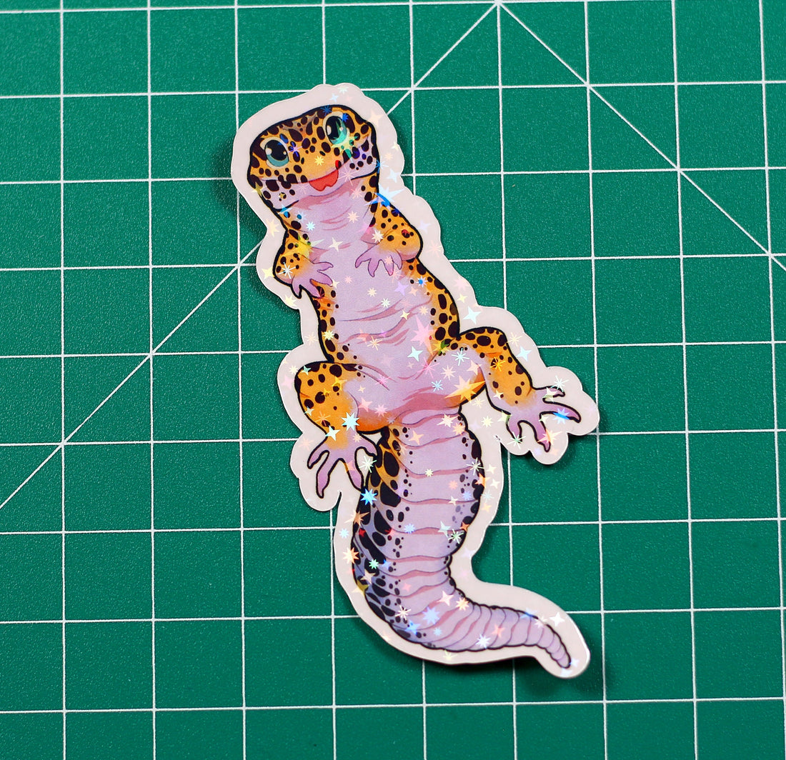 Leopardgecko Vinyl Sticker