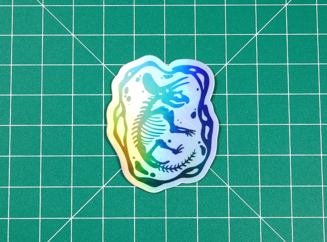 Holo Triceratops Vinyl Sticker