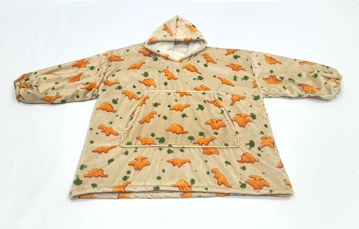 Blanket Hoodie - Dino Nuggets