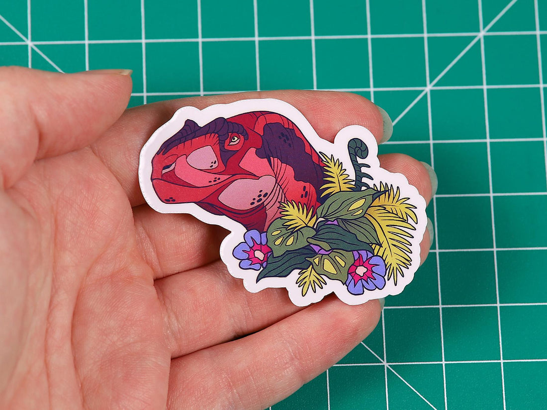 Giganotosaurus Portrait Vinyl Sticker