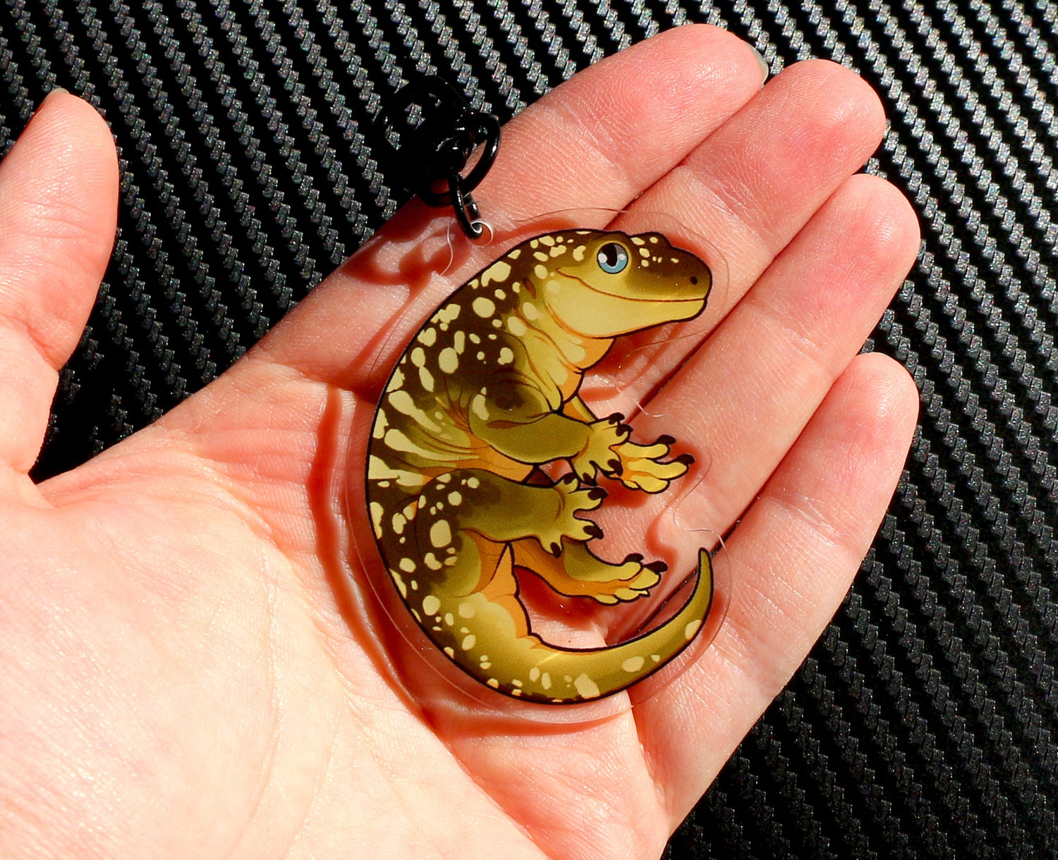 Leachie Gecko Acyrlic Keychain