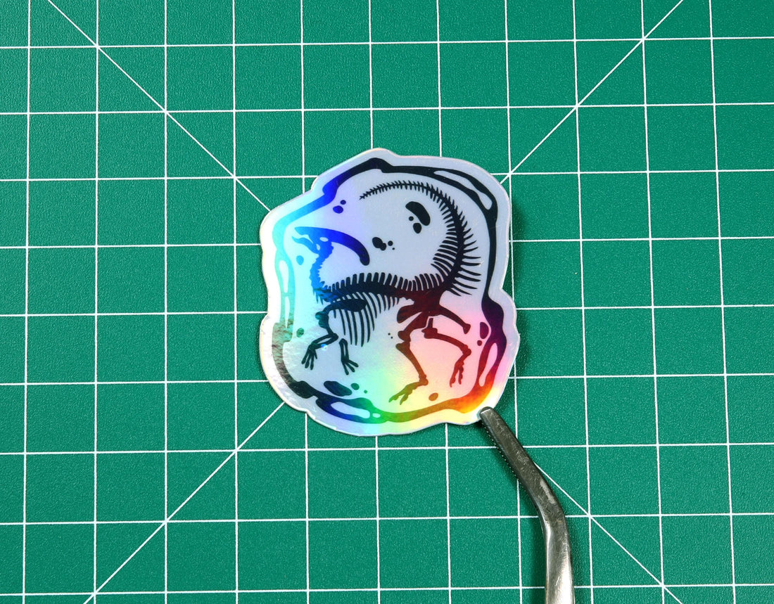 Holo Parasaur Vinyl Sticker