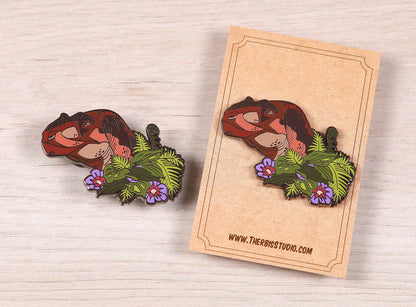 Giganotosaurus Portrait Pin