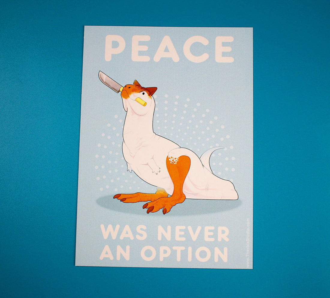 Peace was never an option - Postcard