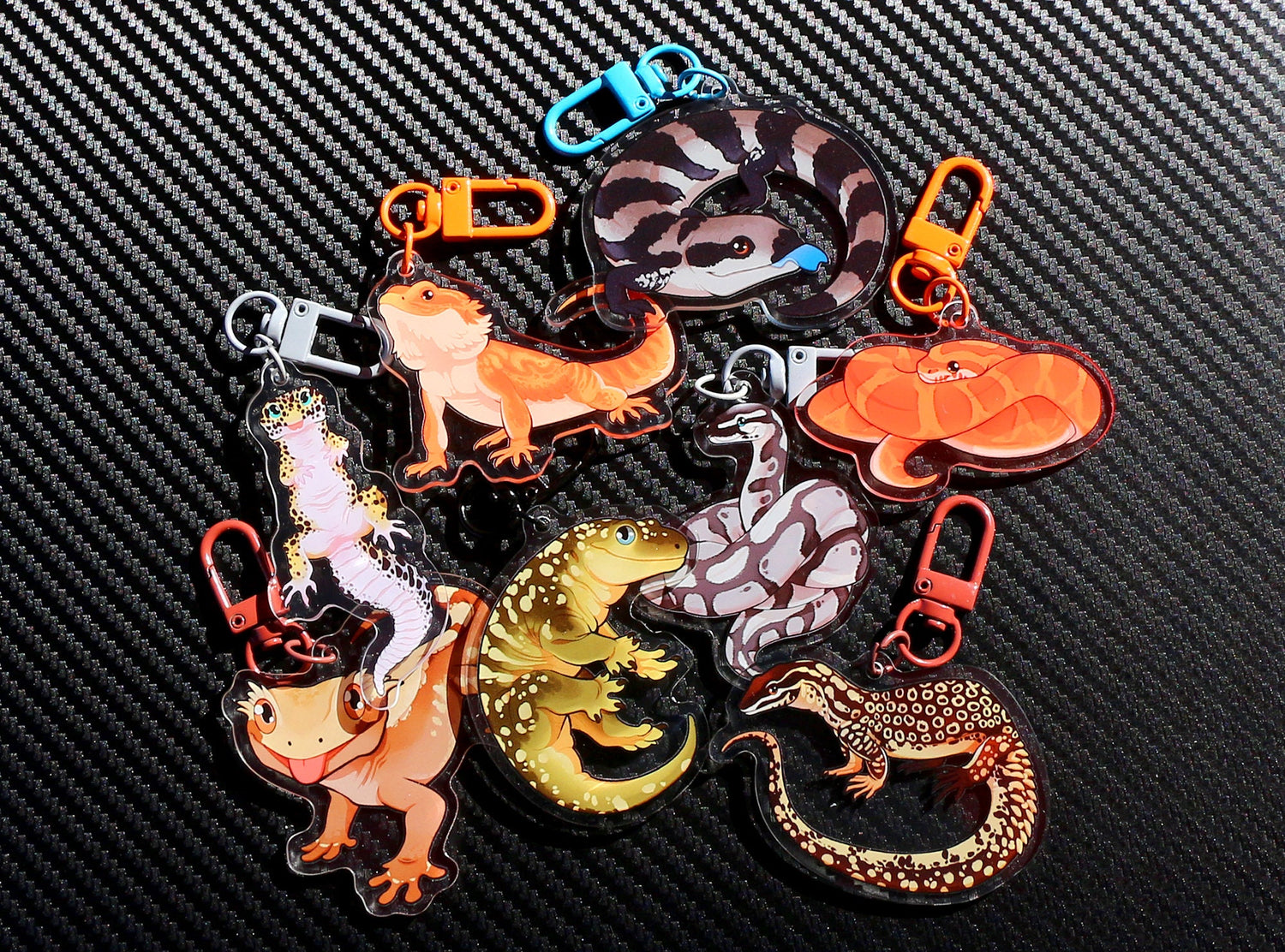 Ackie Monitor Acrylic Keychain