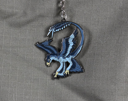 Microraptor Enamel Keychain