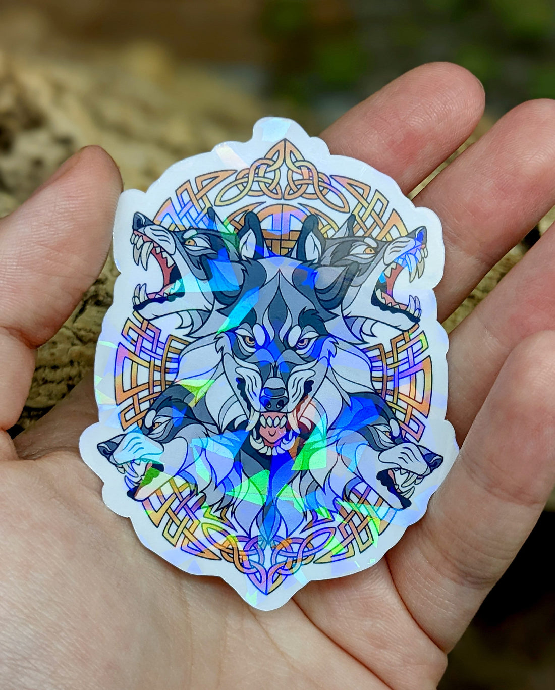 Nordic Wolves Vinyl Sticker
