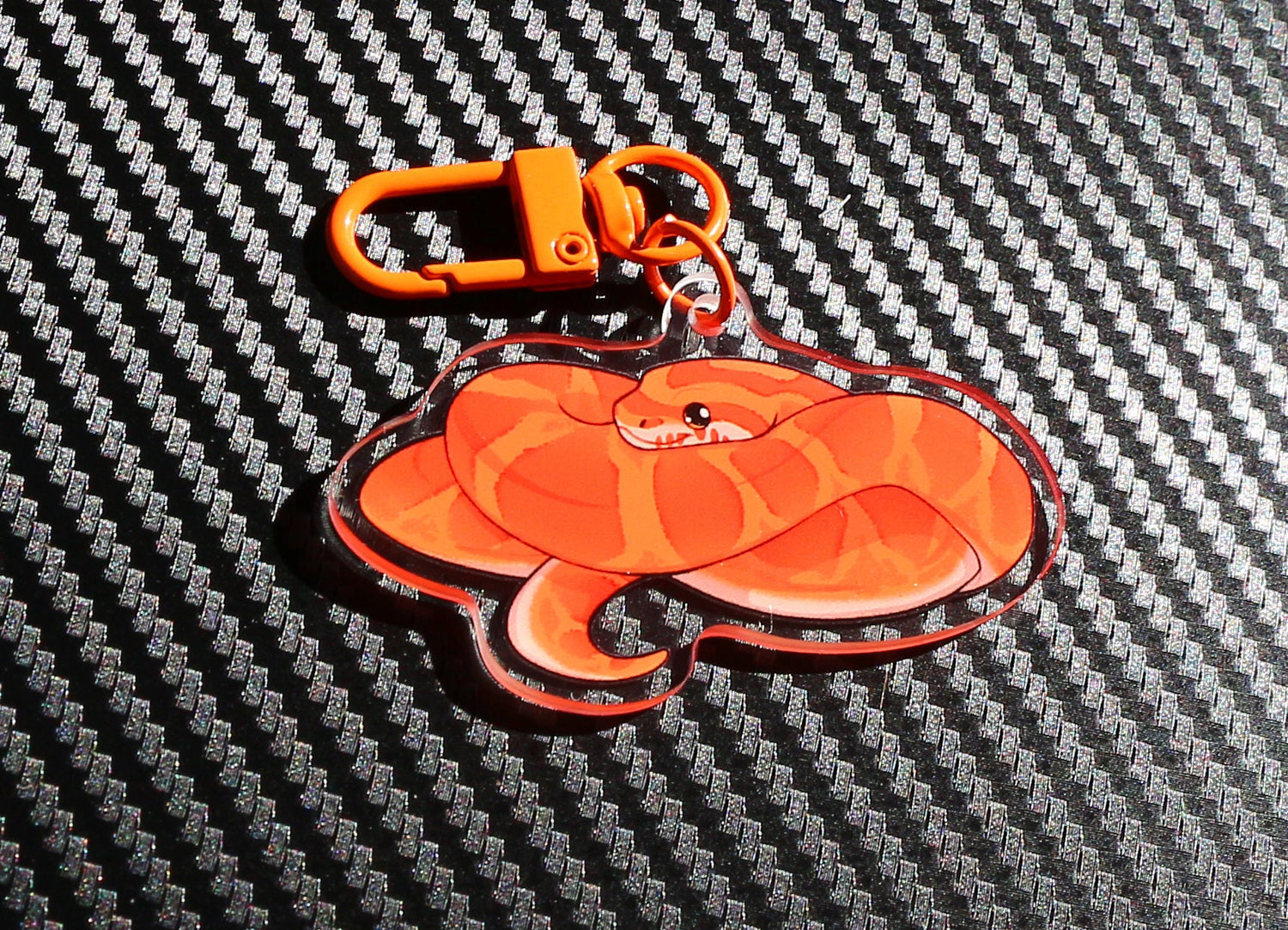 Cornsnake Acrylic Keychain