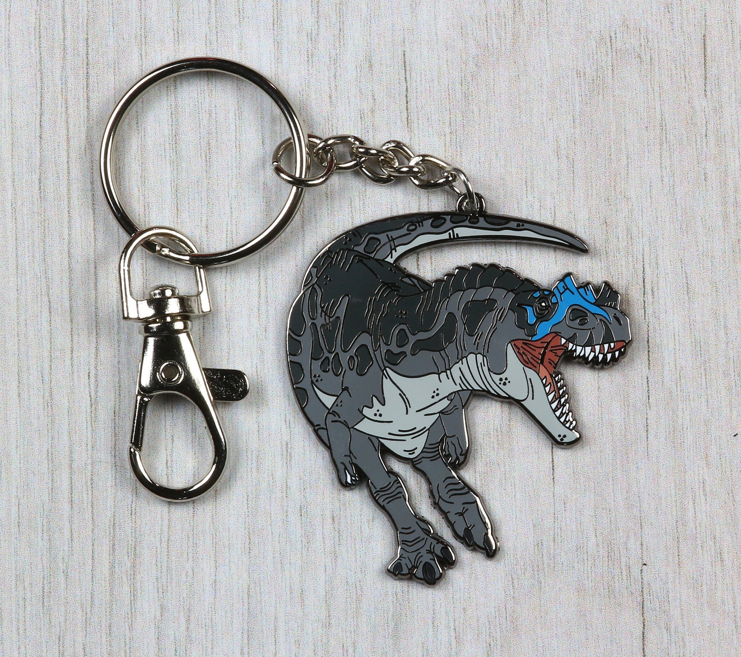 Ceratosaurus Enamel Keychain