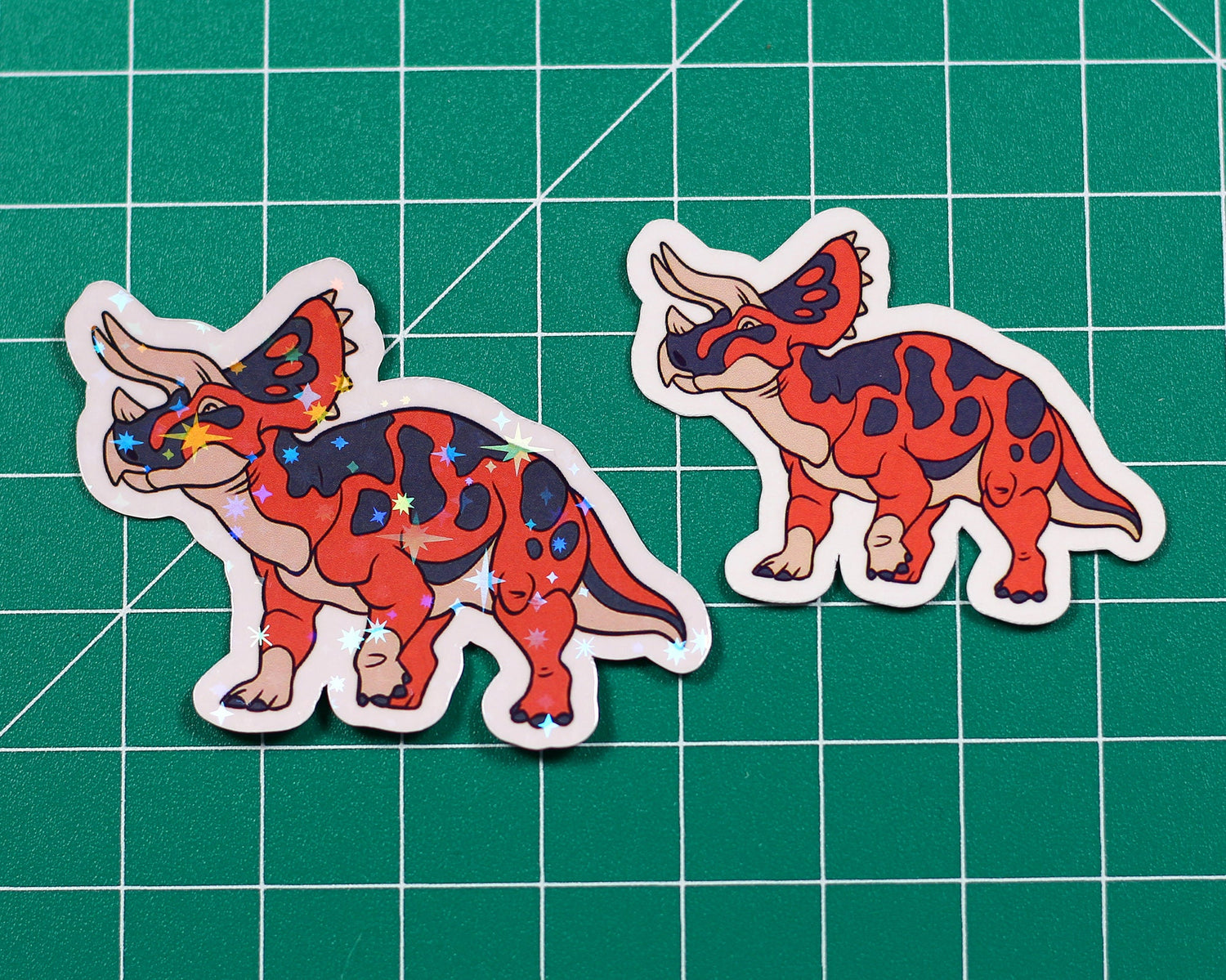 Triceratops Classic Vinyl Sticker