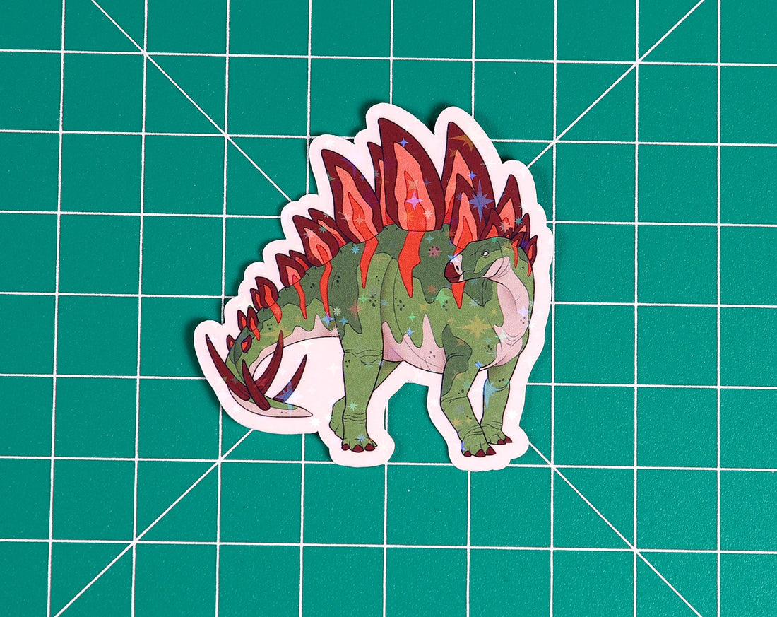 Stegosaurus Vinyl Sticker