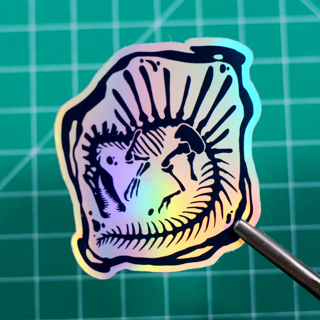 Holo Spinosaurus Vinyl Sticker