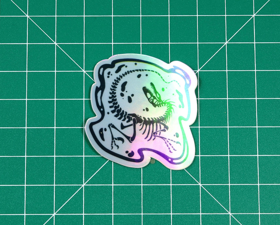 Holo Raptor Vinyl Sticker