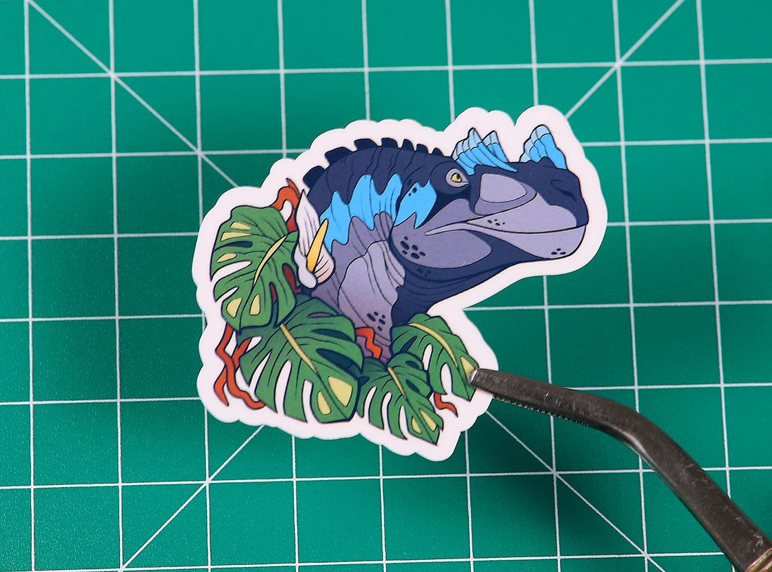 Ceratosaurus Portrait Vinyl Sticker