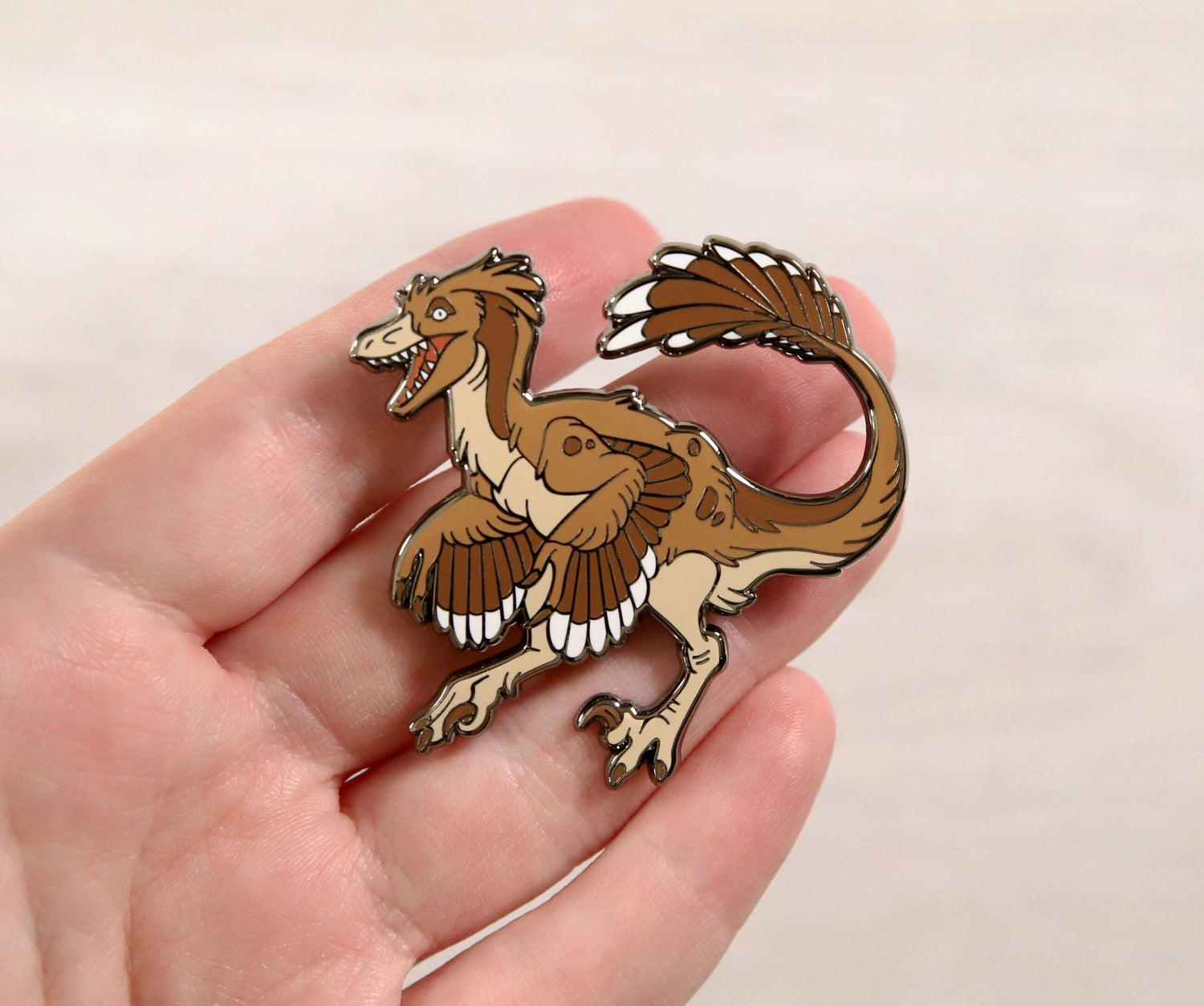 Velociraptor Pin