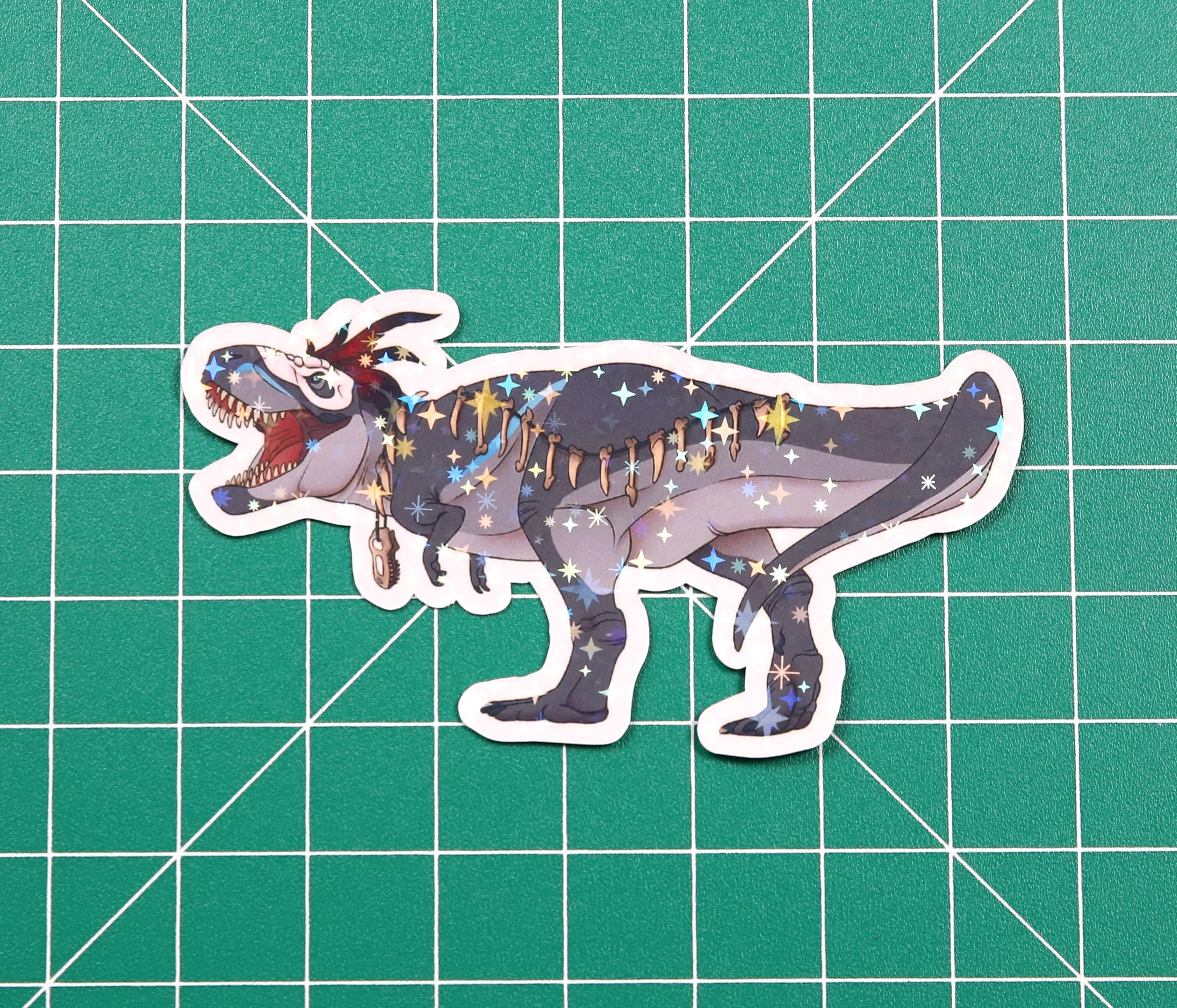 Halloween Voodoo Tyrannosaurus Vinyl Sticker