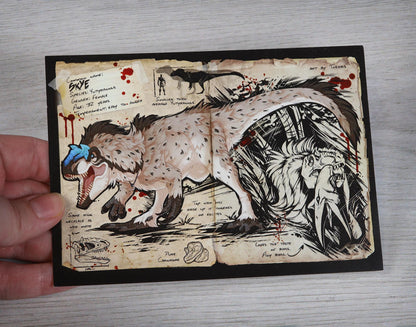 Yutyrannus Dossier - Postcard