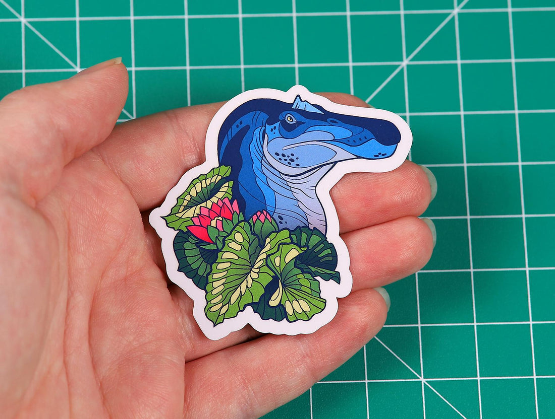 Spinosaurus Portrait Vinyl Sticker