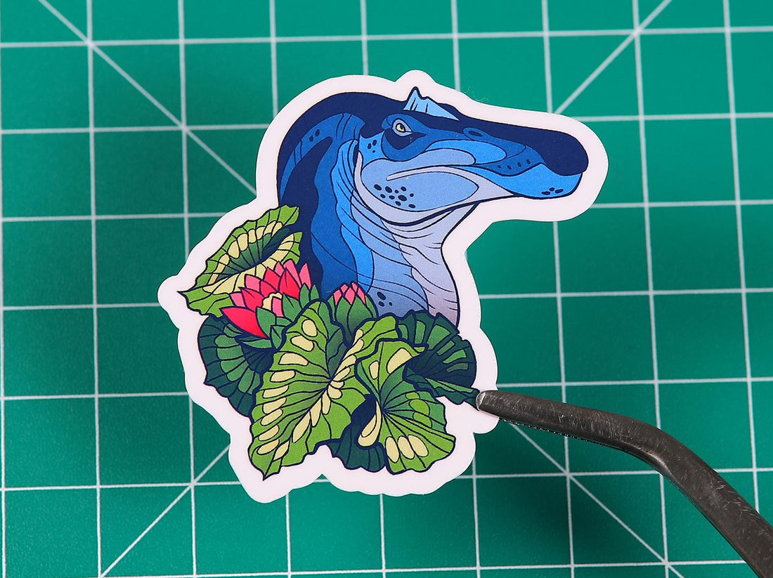 Spinosaurus Portrait Vinyl Sticker