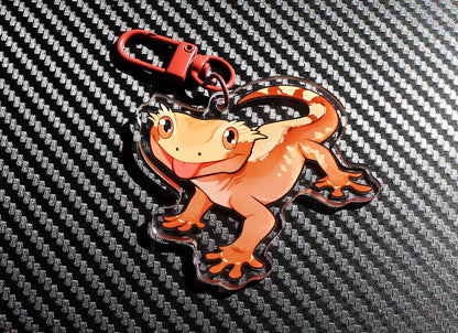 Crested Gecko Acryl Keychain