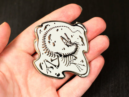 Raptor Skeleton Pin