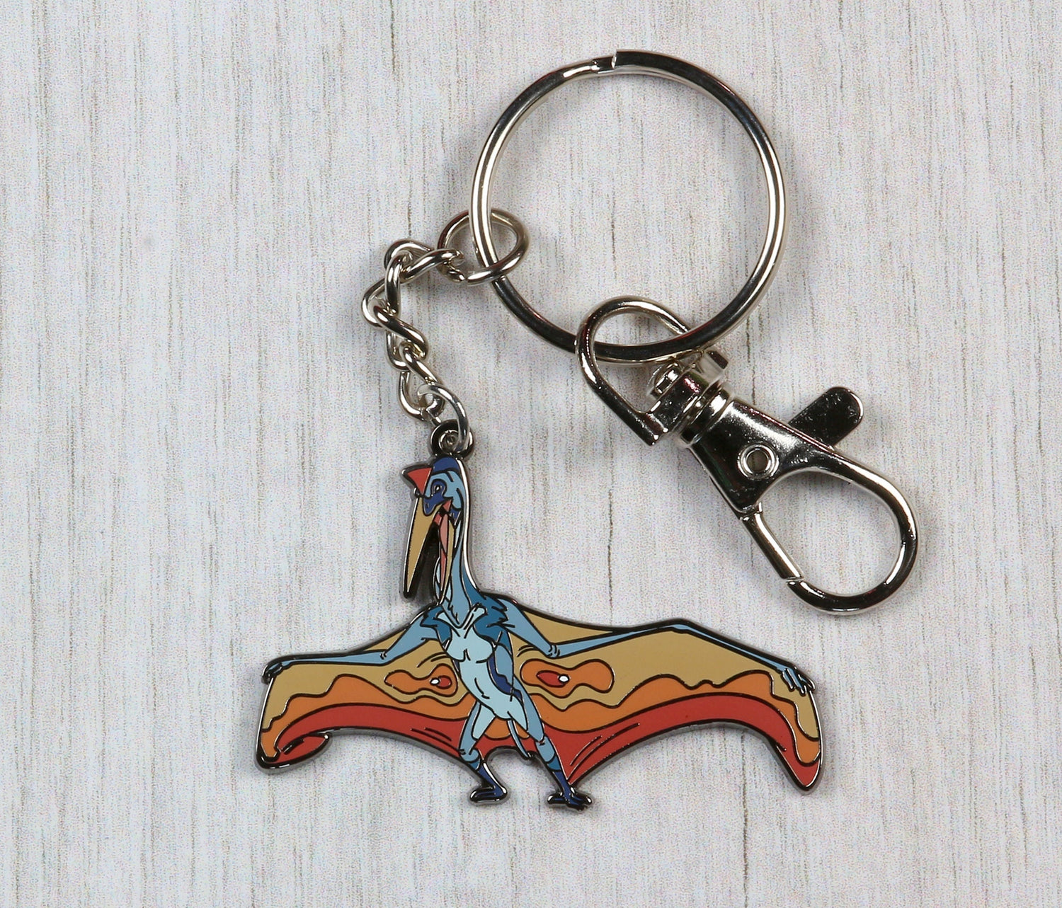 Quetzalcoatlus Enamel Keychain