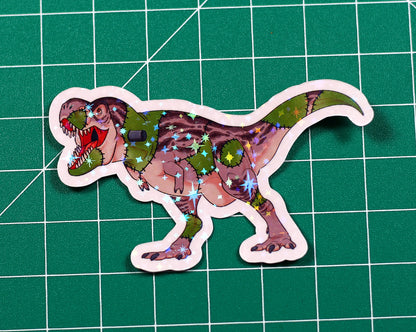 Halloween Frankenstein T.Rex Vinyl Sticker