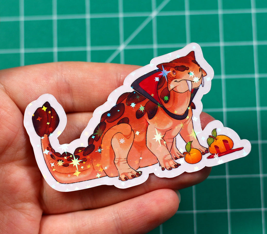 Halloween Ankylosaurus Vinyl Sticker