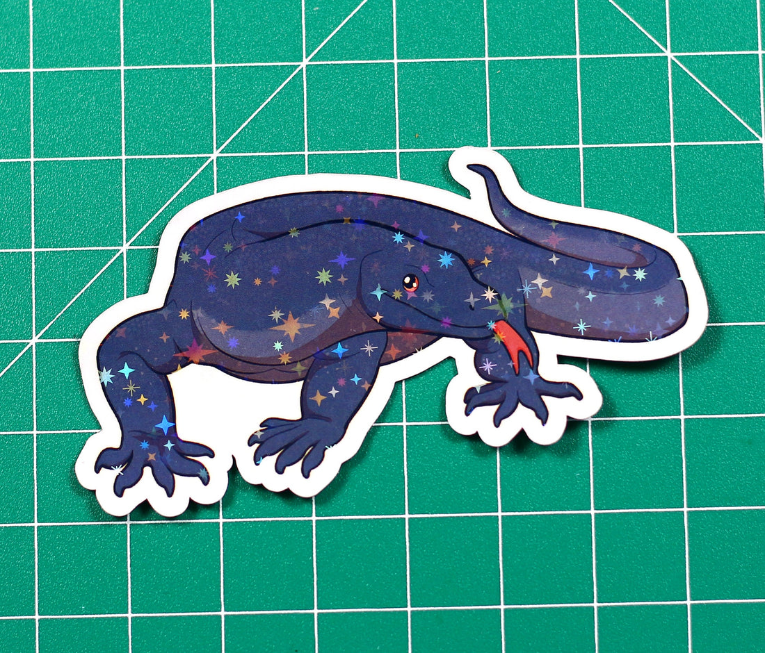 Asian Water Monitor Vinyl Sticker