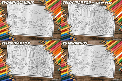 Dinosaur Coloring Book