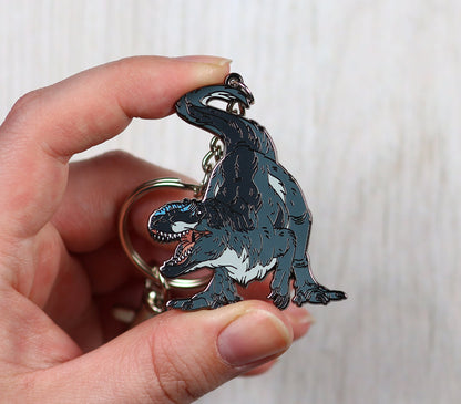 Yutyrannus Enamel Keychain