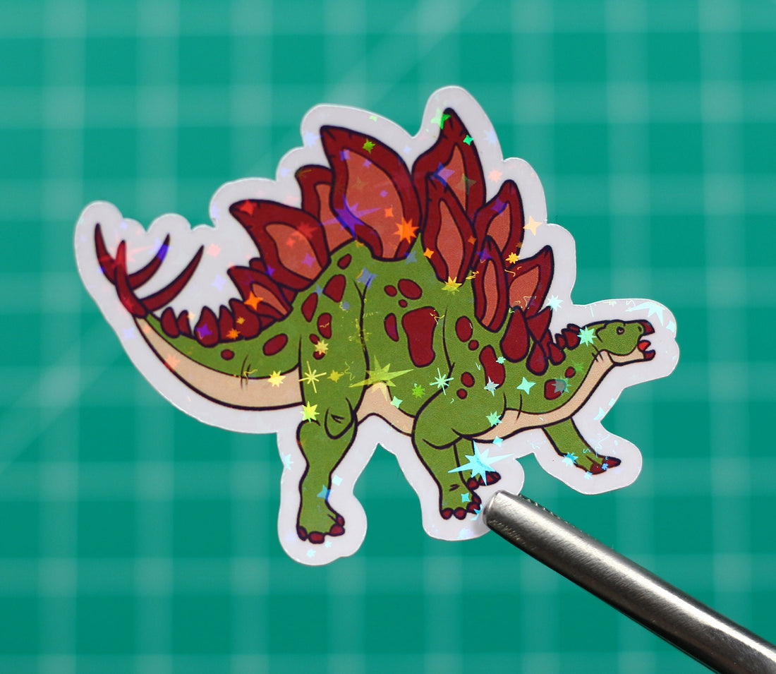 Stegosaurus Sticker Classic Vinyl Sticker
