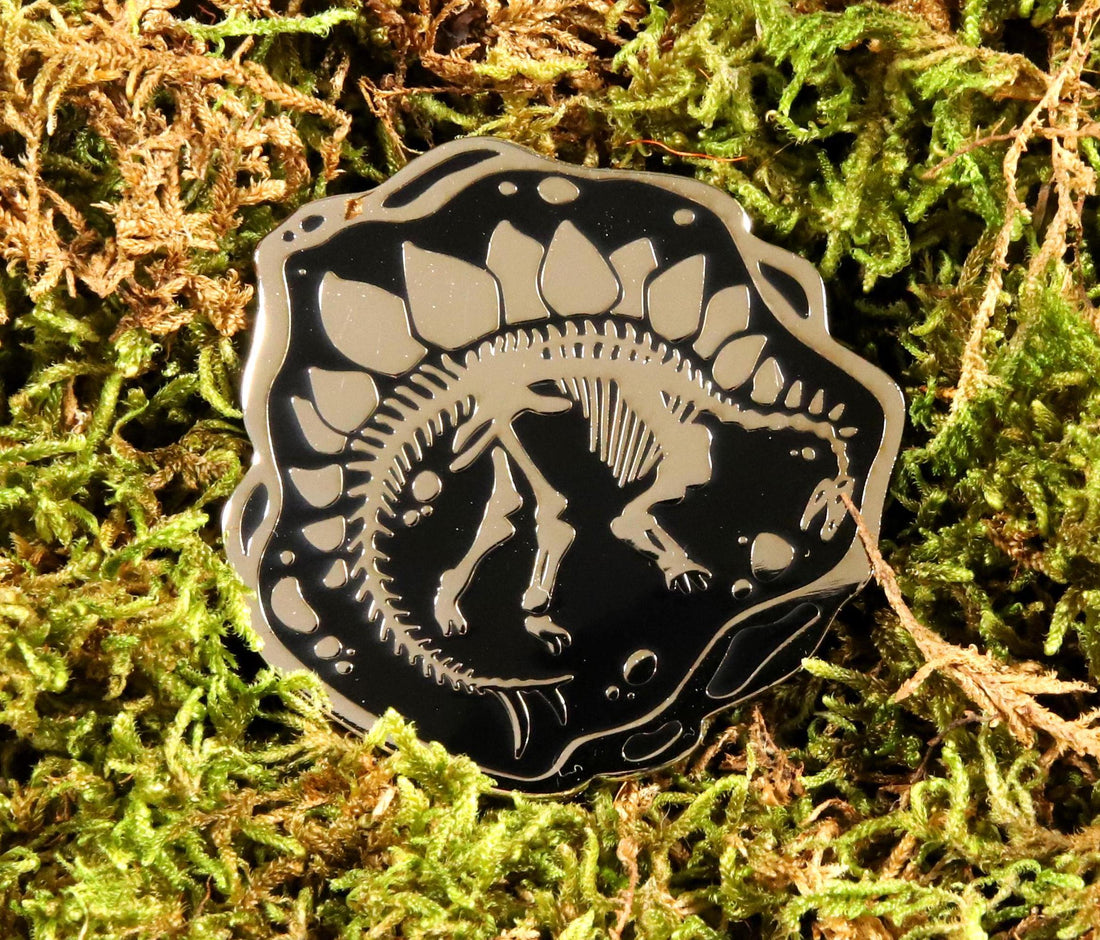 Stegosaurus Skeleton Pin