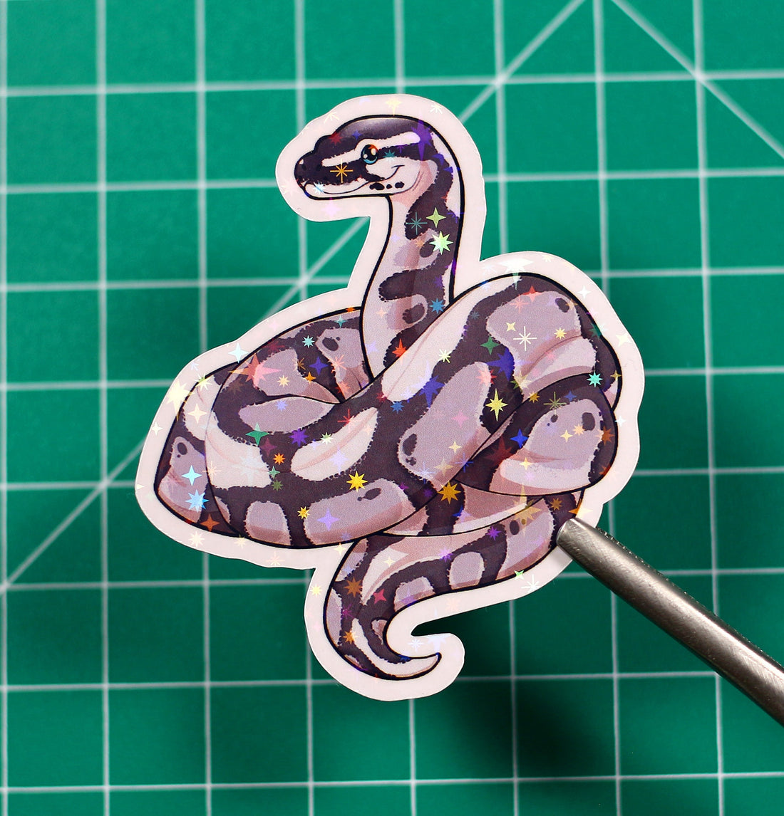 Ball Python Vinyl Sticker