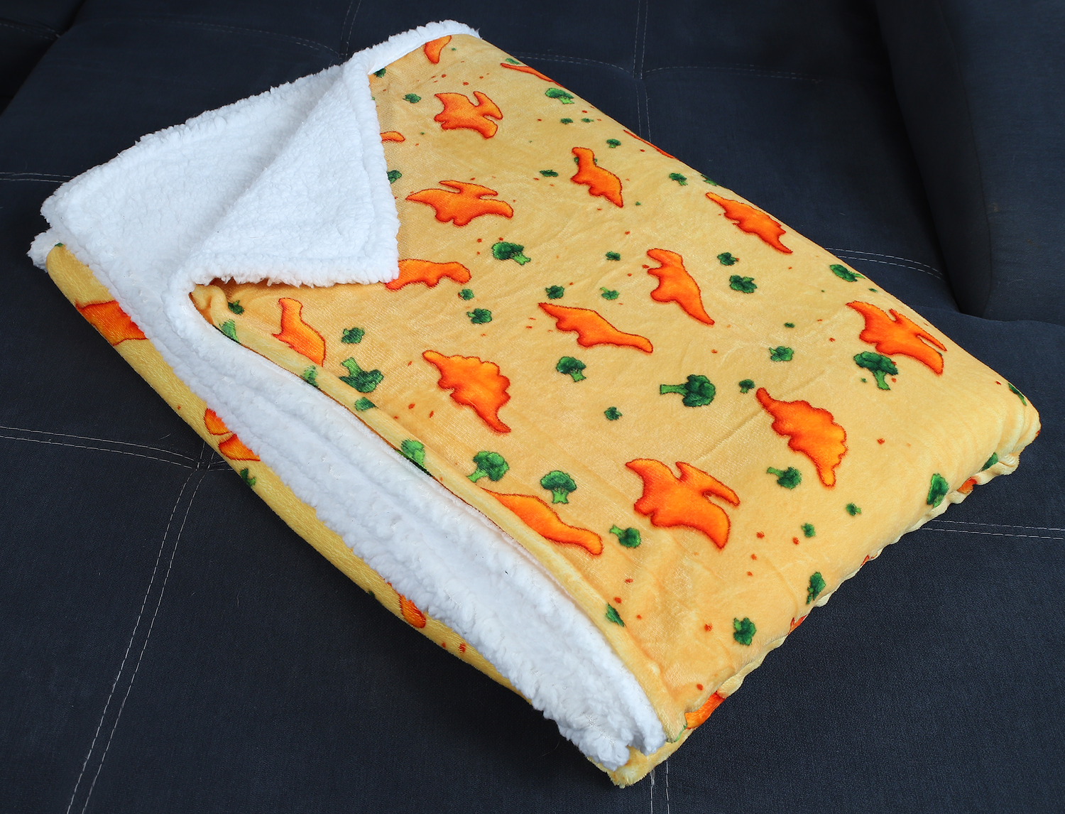 Dino Nugget Fleece Blanket