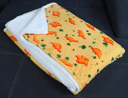 Dino Nugget Fleece Blanket