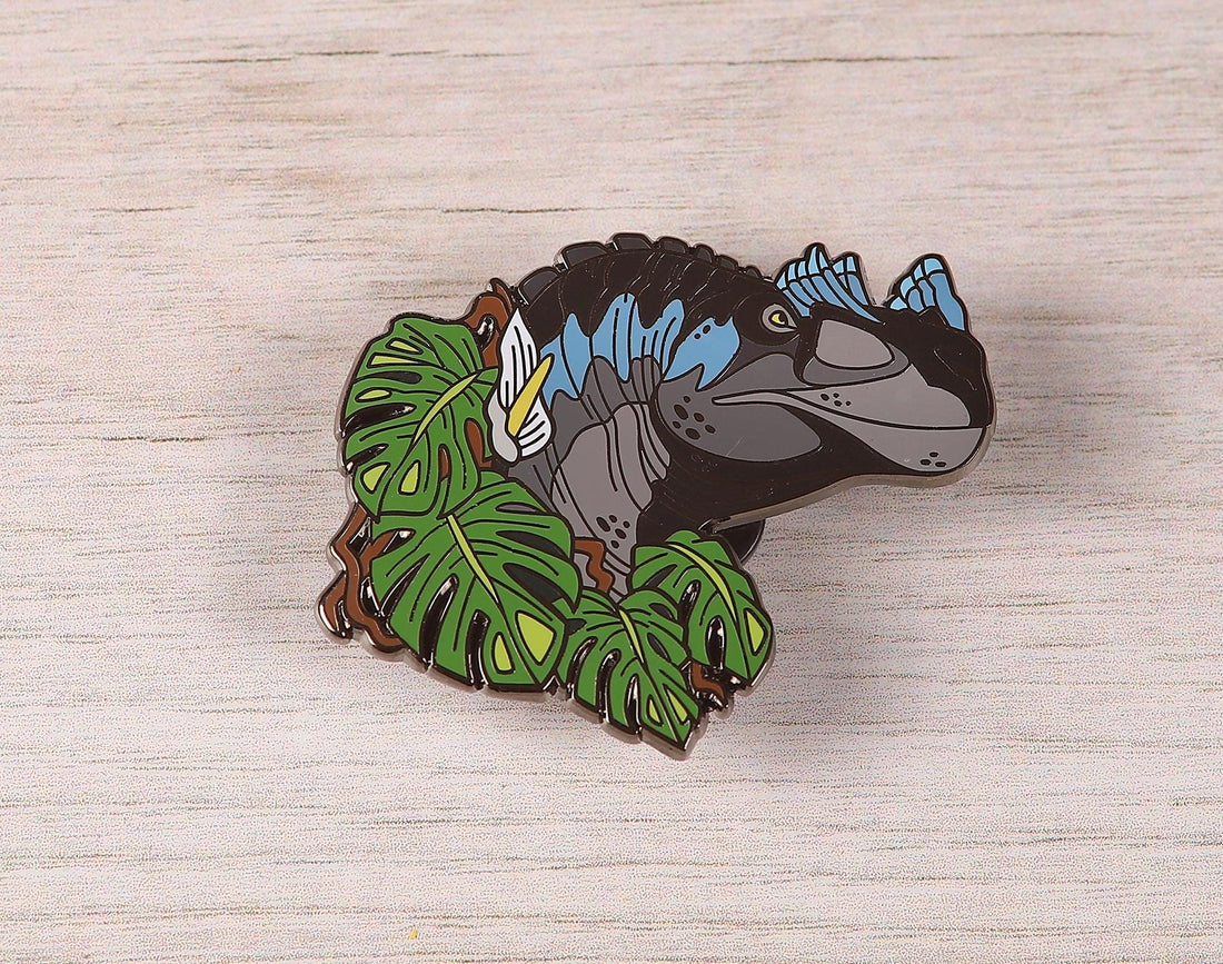 Ceratosaurus Portrait Pin