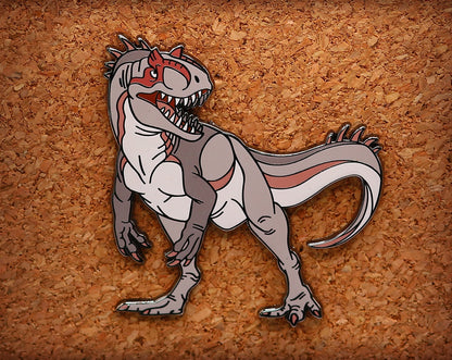 Allosaurus Albino Pin