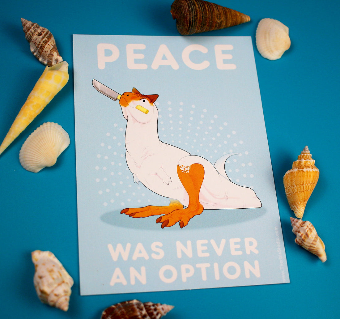 Peace was never an option - Postcard
