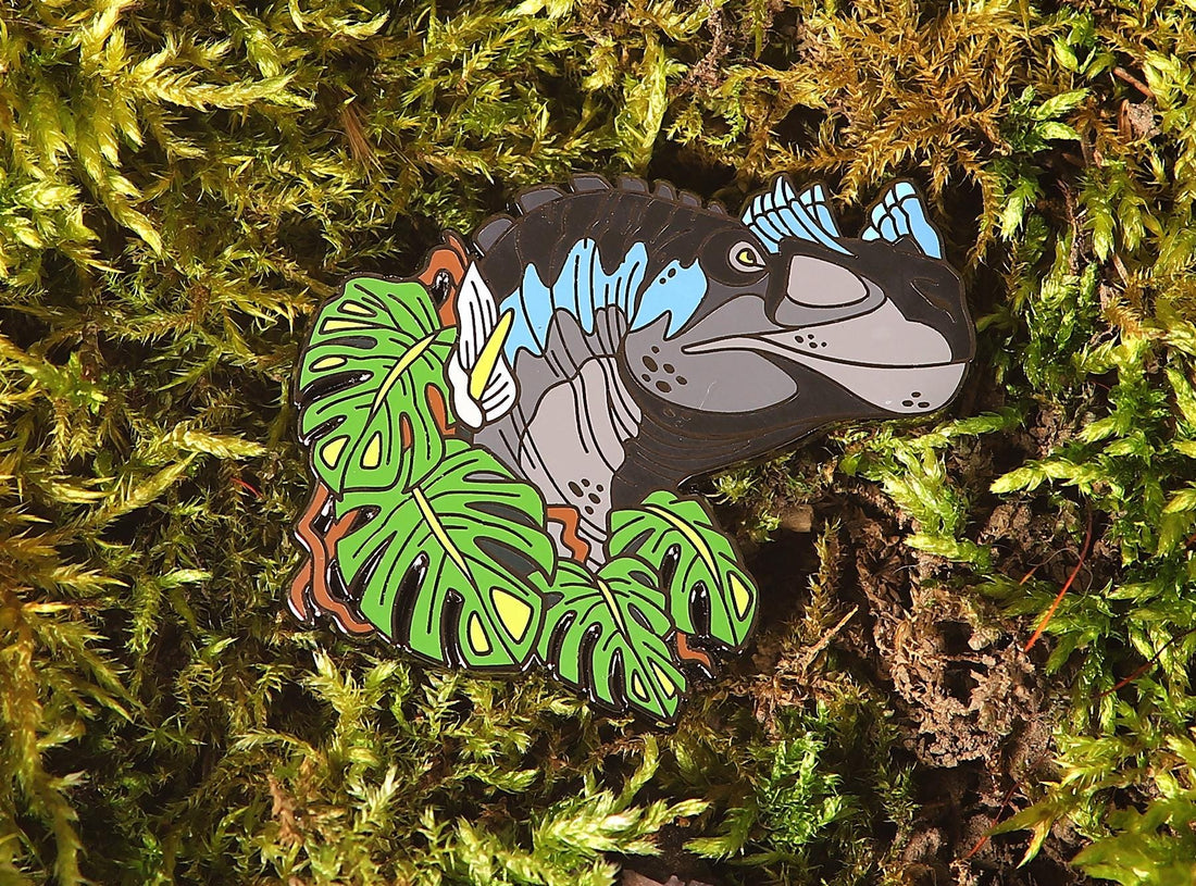 Ceratosaurus Portrait Pin