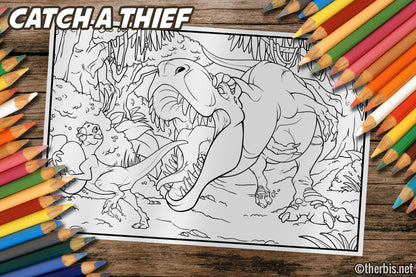 Dinosaur Coloring Book