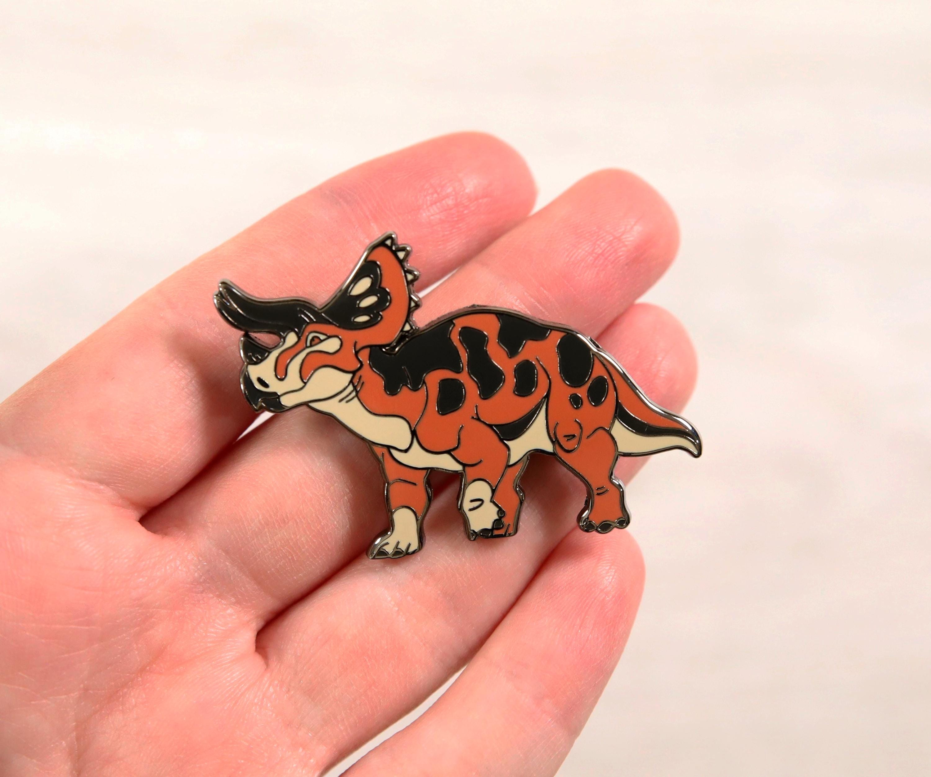 Triceratops Pin
