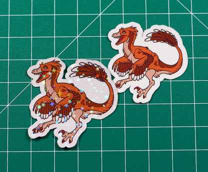 Velociraptor Classic Vinyl Sticker
